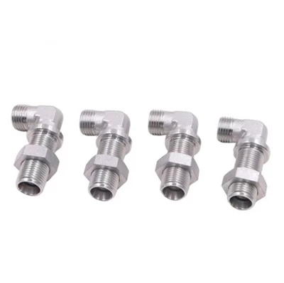 6C9 / 6D9 metrikus válaszfal 90 fokos hidraulikus adapter